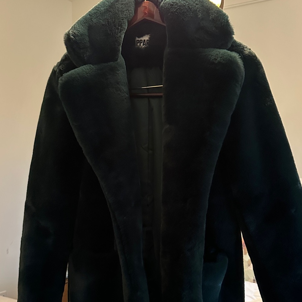 Apparis Sophie coat Emerld Green size M